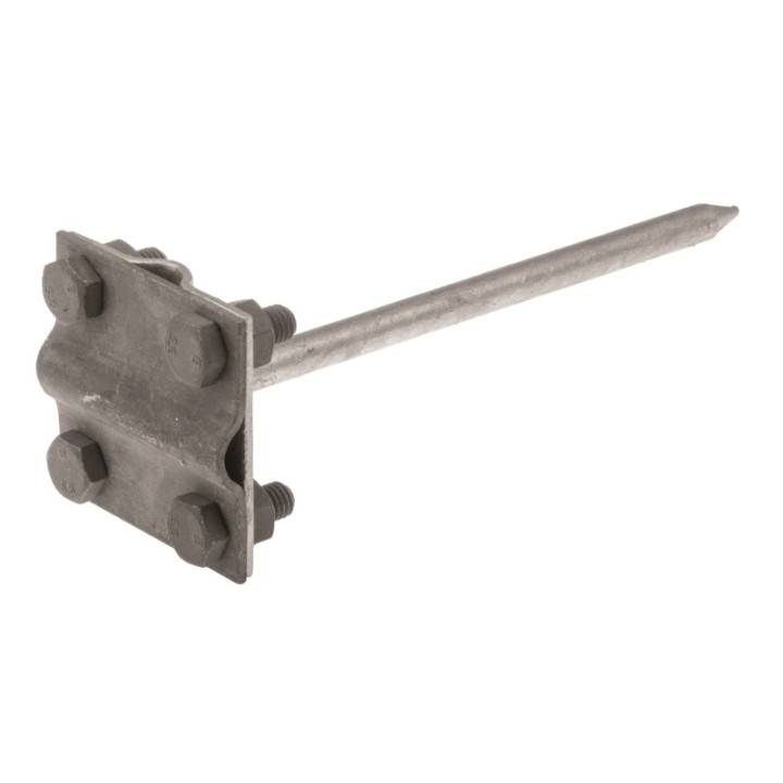 Hammerschlaghalter, universal, 2 Platten, Klemmung mit
