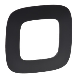 Plaque Valena Allure - 1 gang - noir mat