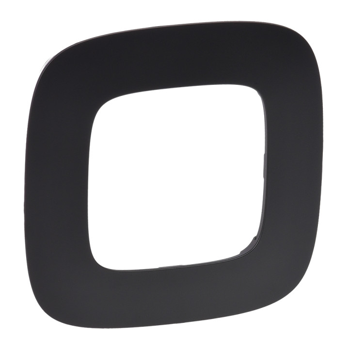 Plaque Valena Allure - 1 gang - noir mat