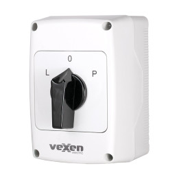 Interrupteur à came d'inversion de moteur PNGRS3211 L-0-R 3P 32A IP65