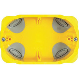 3 modules box for dry partitions. Dimensions 110x71x52 mm