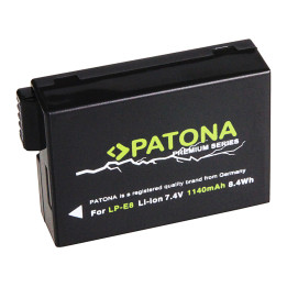 Patona PT1136 Battery Canon LP-E8 1120mAh Li-Ion Premium