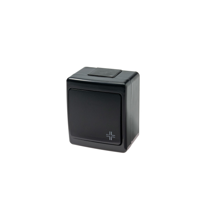 BETA crosswitch superficie negro IP44 protección UV