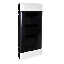 LEGRAND ARMOIRE AFFLEURANTE 4X18M PORTE FUMÉE BORNIER E+N POUR MUR MAÇONNERIE