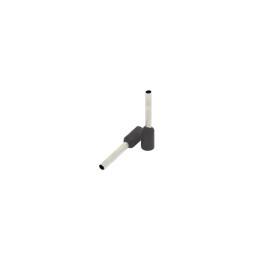 Embout isolé 4mm2/18mm, gris, 100 pcs