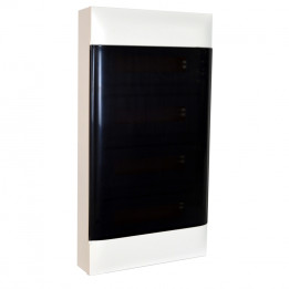 ARMOIRE EN SURFACE LEGRAND 4X12M PORTE FUMÉE TERRE ET BORNIER NEUTRE