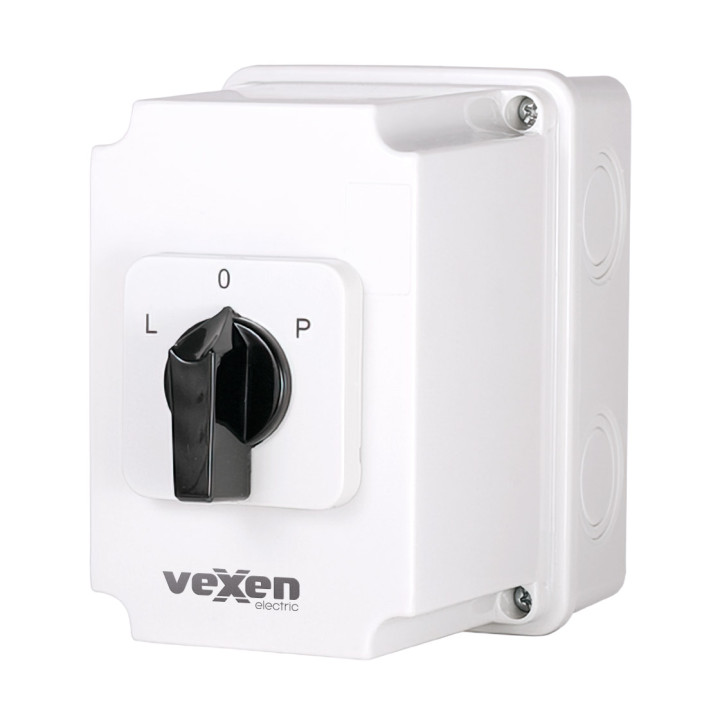 PN2RS4011 interrupteur à came d'inversion de moteur L-0-R 3P 40A IP65