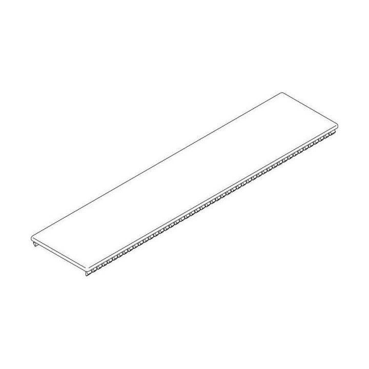 Blanking-off plate ZA2 1000 mm grey