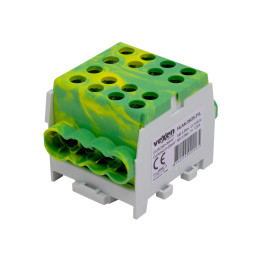 Borne HLAK Al/CU 2x35-6x25mm - jaune