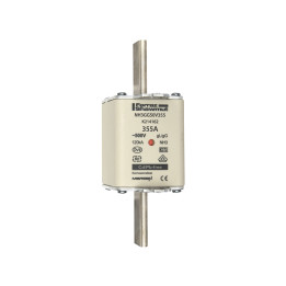 NH fuse-link gG, 500VAC, size 3, 355A double indicator/live tags