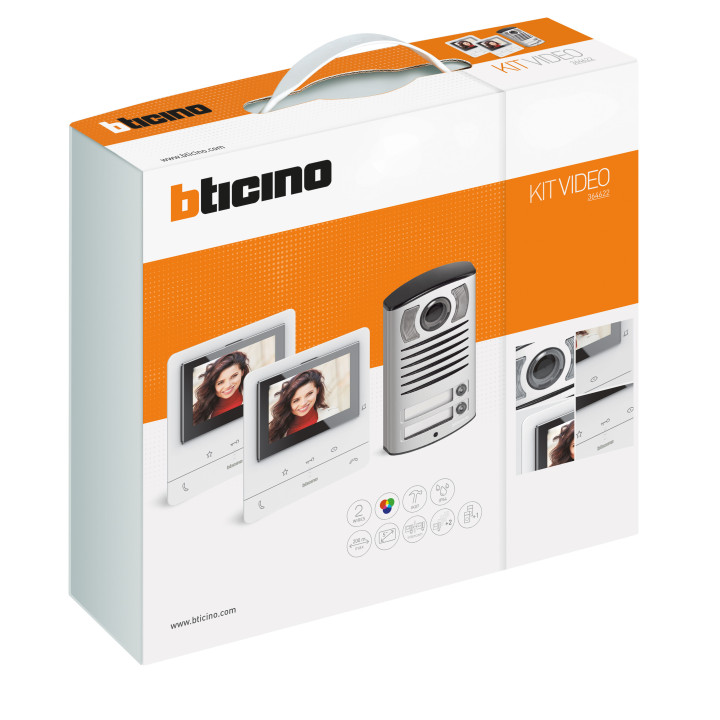 Two families hands-free video kit Linea 2000_Classe 100V16B