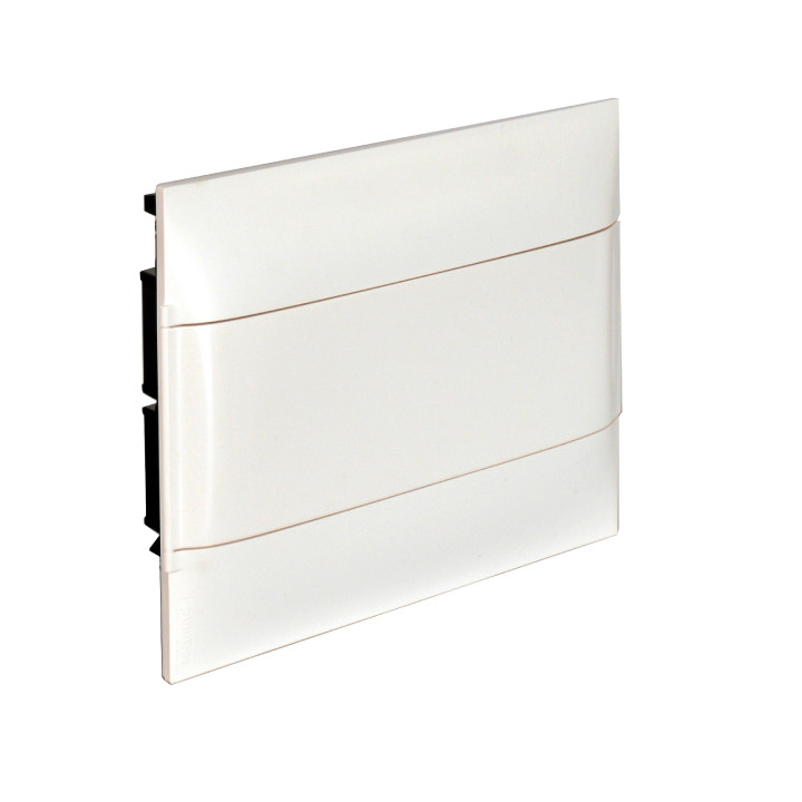 LEGRAND ARMOIRE ENCASTRÉE 1X12M PORTE BLANCHE BORNIERS E+N POUR MUR EN MAÇONNERIE
