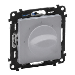 Interrupteur de commande de ventilation Valena Life - aluminium
