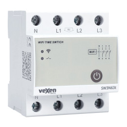 Commutateur intelligent modulaire SW3N63t avec WiFi, TUYA 3NO 63A AC230V