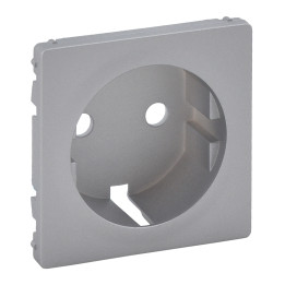 Zaślepka Valena Life - gniazdo 2P+E - standard niemiecki - aluminium