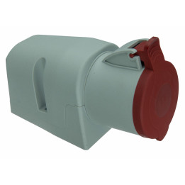 Power socket surface 3P+N+E 32A IP44