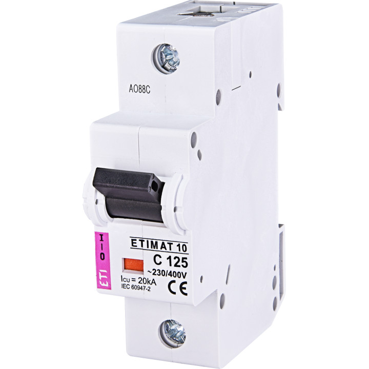 Miniature circuit breaker, ETIMAT 10 1p C125