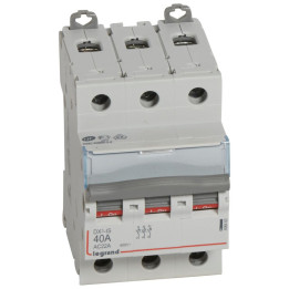 Sectionneur - 3P - 400 V - 40 A