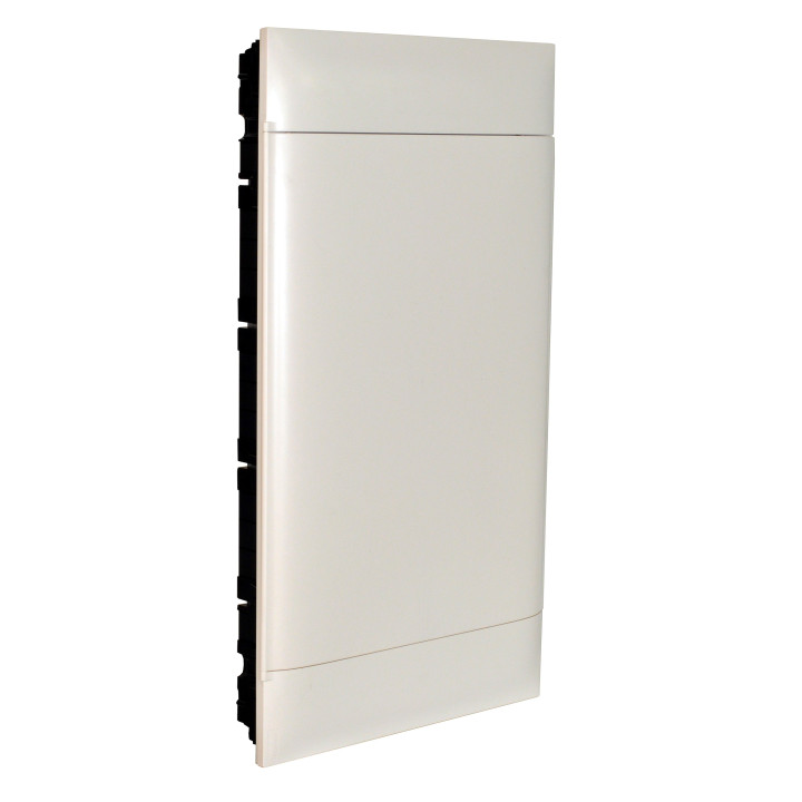 LEGRAND ARMOIRE ENCASTRÉE 4X18M PORTE BLANCHE BORNIERS E+N POUR MUR MAÇONNERIE