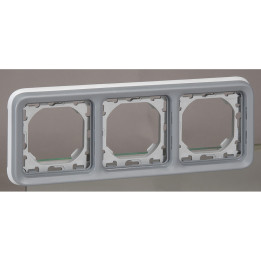 PLAKETTE + UNTERSTÜTZUNG 3PH GRIS