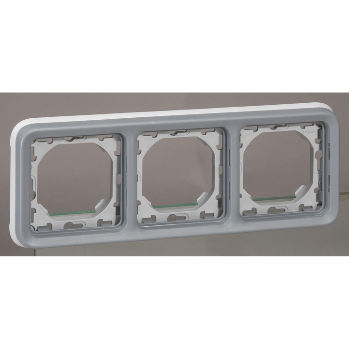 PLAKETTE + UNTERSTÜTZUNG 3PH GRIS