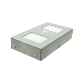 KRONO LED lamp silver  PIR 2x4W 700Lm 6500K
