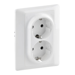 2X2P+E SCHUKO-ABSCHALTUNG BEI 1 BOX KOMPLETTES WEISSES LEBEN