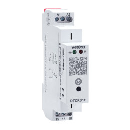 Relais temporisé multifonctionnel WiFi TUYA DTCR01t, 1CO 16A AC/DC 110-230V