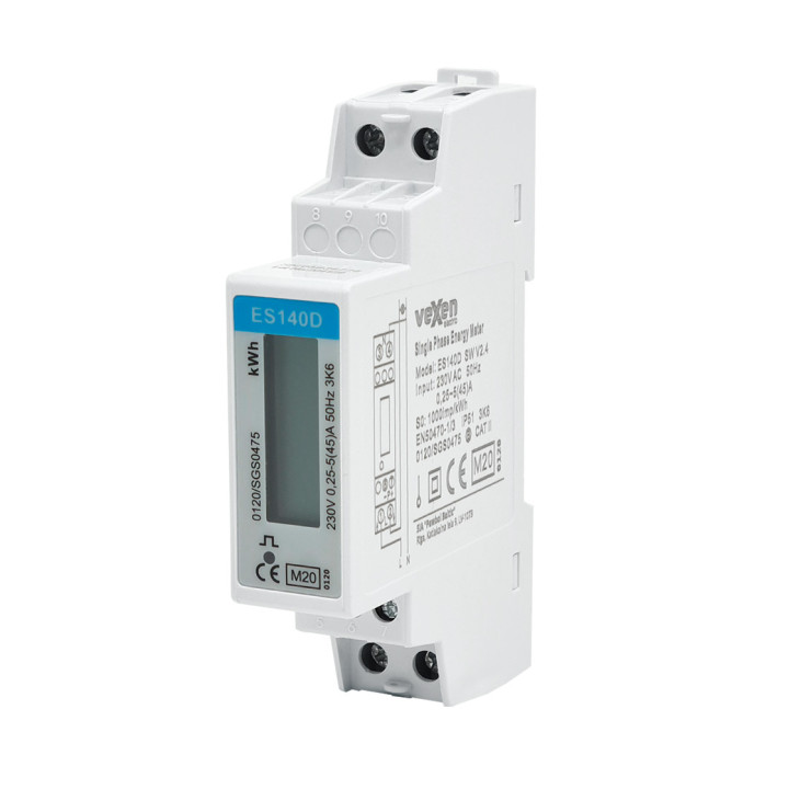 ESM140D Compteur d'énergie monophasé 45A avec certificat MID