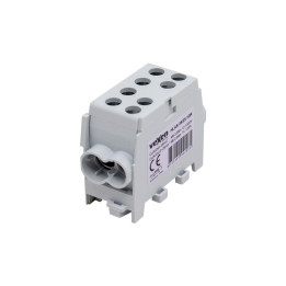 Borne HLAK Al/CU 2x35-2x25mm - gris