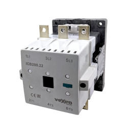 Contacteur moteur ICB200.22 200A, 110kW, 3NO+2NO2NC, 230VAC