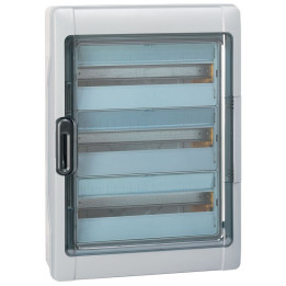 Armoire Plexo3 54 modules montage en saillie IP65 IK09 avec borniers PE+N