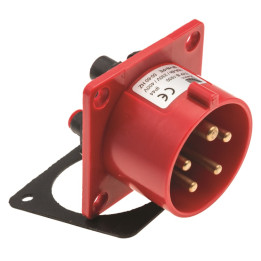 Prise d'alimentation affleurante 3P+N+T 16A IP44