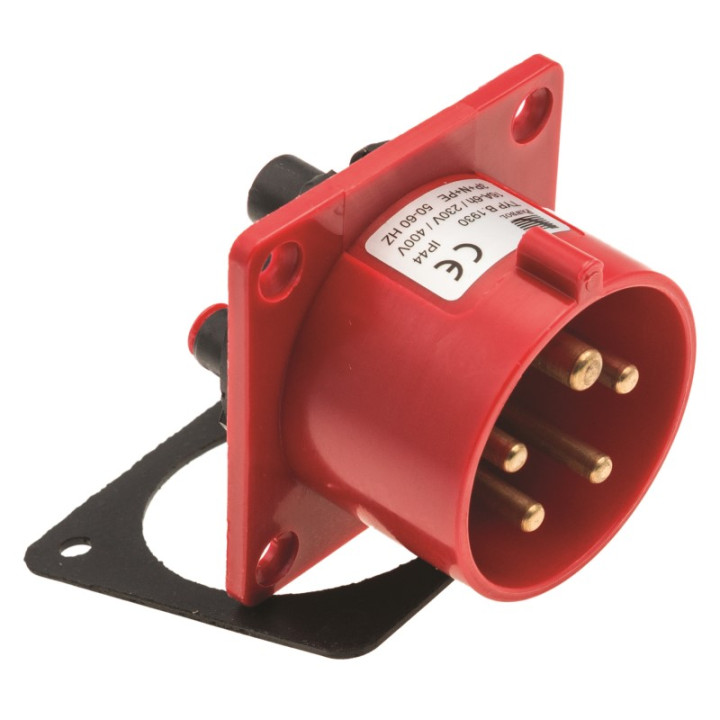 Prise d'alimentation affleurante 3P+N+T 16A IP44