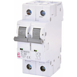 Miniature circuit breaker, ETIMAT 6 2p C40