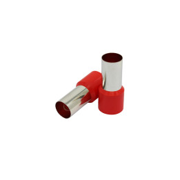 Manchon d'extrémité isolé 95 mm2/25 mm, rouge, 50 pcs
