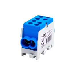 Borne HLAK Al/CU 2x35-2x25mm - bleu