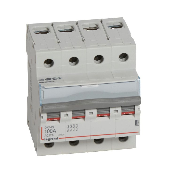 Isolating switch - 4P - 400 V - 100 A