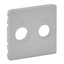 Zaślepka Valena Life - gniazdo TV-SAT - aluminium