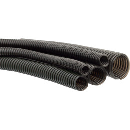 Caurule gofra black polyethylene diameter12/9 mm