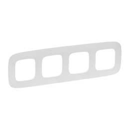 Assiette Valena Allure - 4 postes - blanc