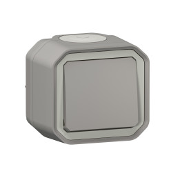 BOUTON PLEXO SANS CONTACT - GRIS - SURFACE