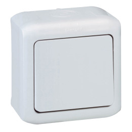 Bouton-poussoir Forix - montage en saillie - 6 A - 250 V - gris