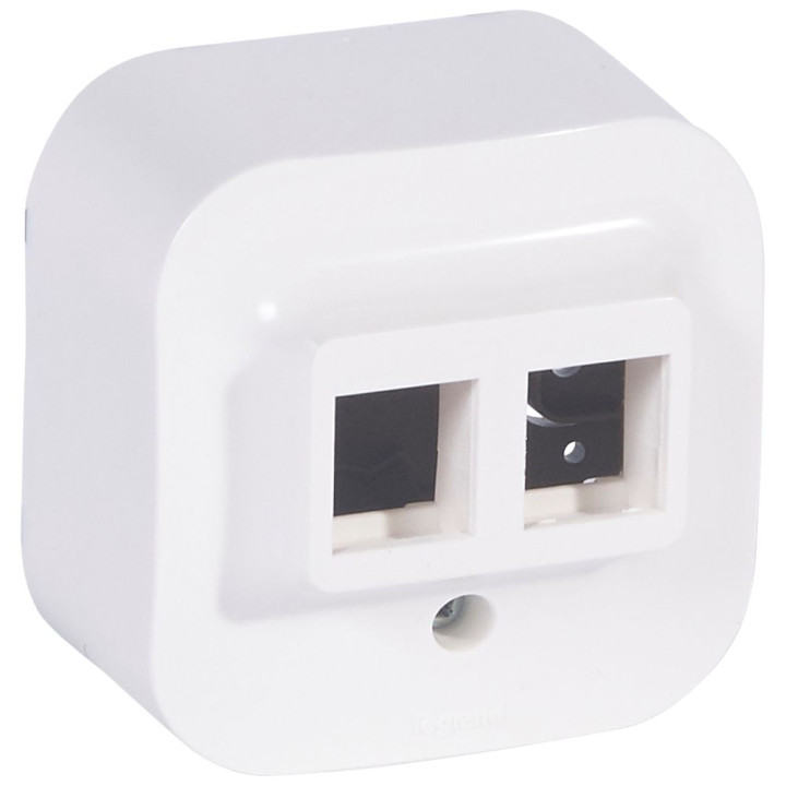 Forix адаптер 2x RJ 45, белый