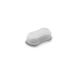 PBRS2 gaine en caoutchouc double bouton-poussoir transparent
