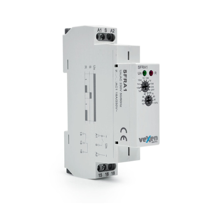 SFRA1 реле времени с задержкой на включение 1CO 16A AC230V
