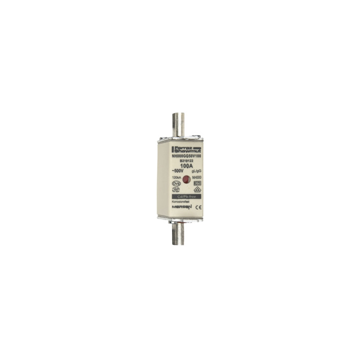 Предохранитель Mersen NH 100A с двойными индикаторами
