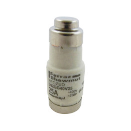 Neozed D0 fuse-link gG, 400VAC, D02, 25A, yellow