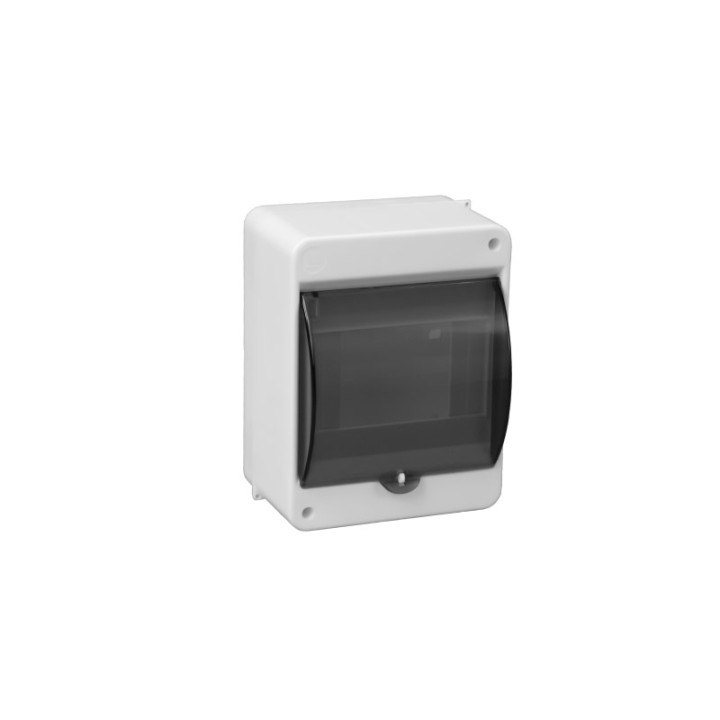 Coffret de distribution surface 5 modules avec porte transparente IP40
