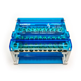 Bloc de distribution 4x11, 125A/500V